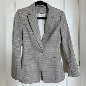 hm plaid blazer